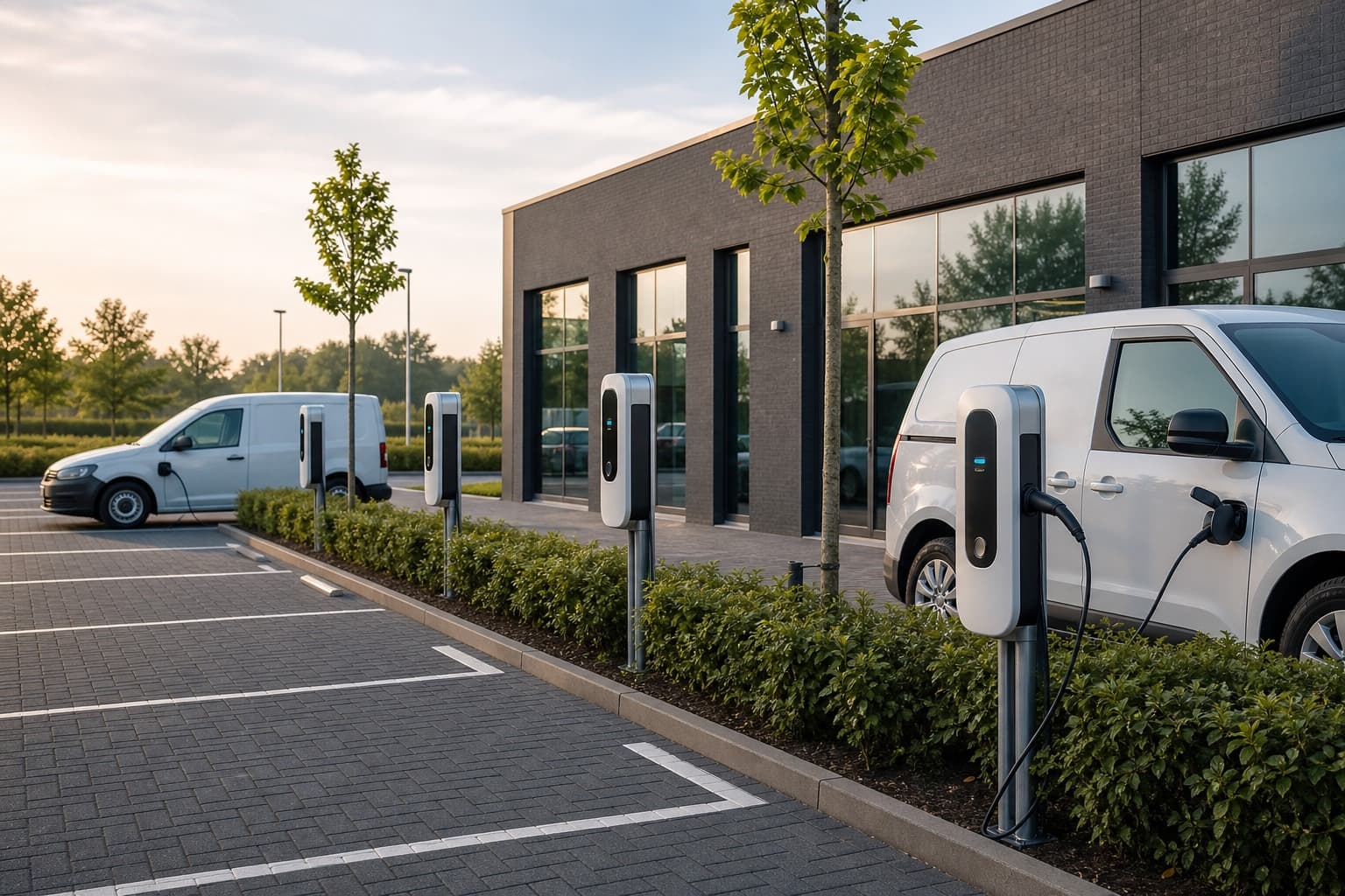 Technische installatie in een zakelijke omgeving